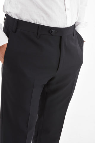 CC COLLECTION virgin wool notch lapel belt loops 2-button RIGHT suit