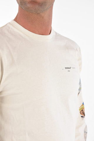 Crew Neck COLORED ARROW Long-sleeved T-Shirt