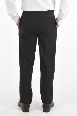 virgin wool peak lapel SMOK.LEADER 1-button suit