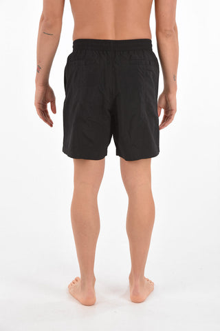 drawstring waist 4 pockets swim shorts