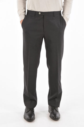Virgin Wool LEADER Pants with Pleat