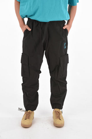 Printed Nylon OFFF Cargo Joggers