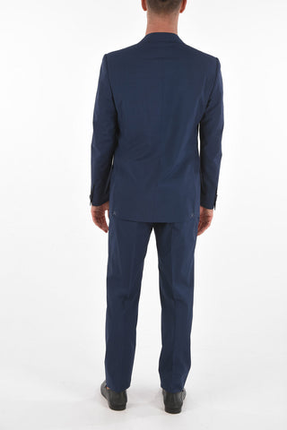 district check side vents notch lapel MANTUA 2-button suit