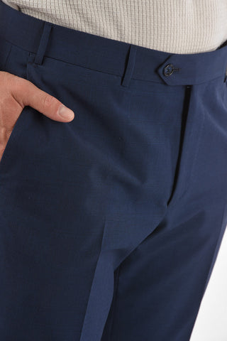 district check side vents notch lapel MANTUA 2-button suit