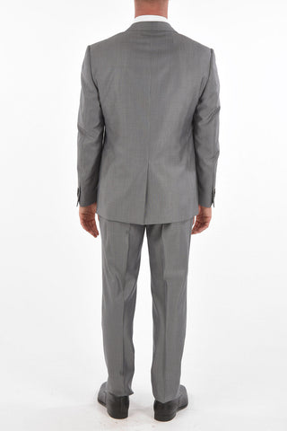 striped center vent peak lapel CERIM.ACADEMY 3 piece waistcoat suit