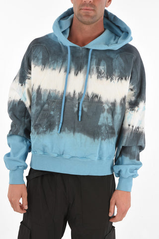 Felpa ARROW TIE DYE in Cotone con Cappuccio