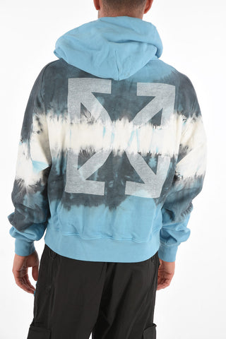 Felpa ARROW TIE DYE in Cotone con Cappuccio