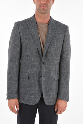 CC COLLECTION side vents notch lapel 2-button REFINED blazer