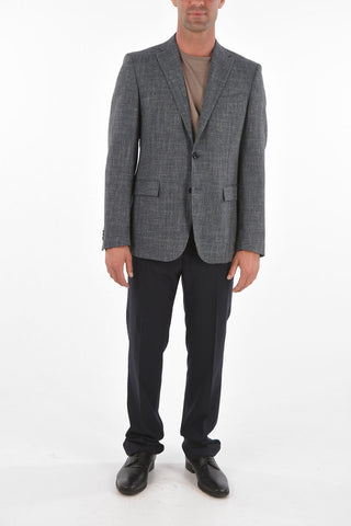 CC COLLECTION side vents notch lapel 2-button REFINED blazer