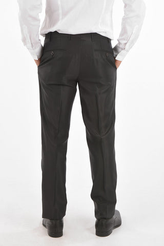 plain herringbone shawl lapel 3 piece waistcoat suit