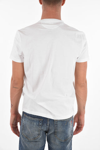 solid color V-neck t-shirt
