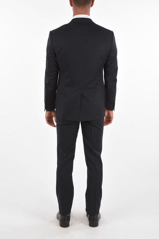 virgin wool peak lapel 3 piece waistcoat CERIM.ACADEMY suit