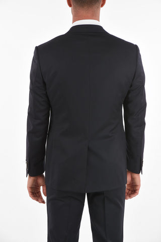 virgin wool peak lapel 3 piece waistcoat CERIM.ACADEMY suit