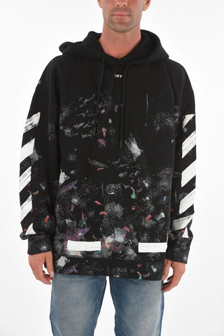 Printed BRUSHED ARROW GALAXY Hoodie