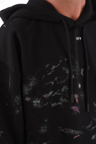 Printed BRUSHED ARROW GALAXY Hoodie