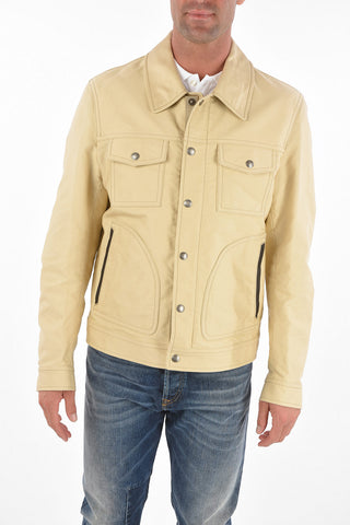 snap button outerwear jacket