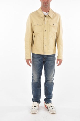snap button outerwear jacket
