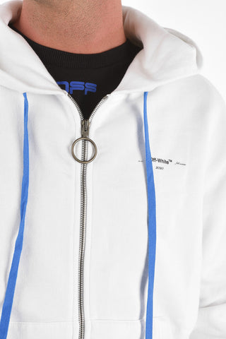 Felpa ABSTRACT ARROW con Zip Frontale e Cappuccio
