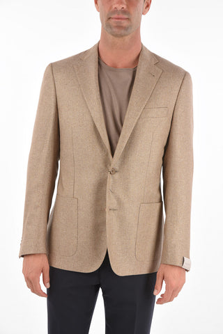 Solid color GATE side vents 2-button  blazer