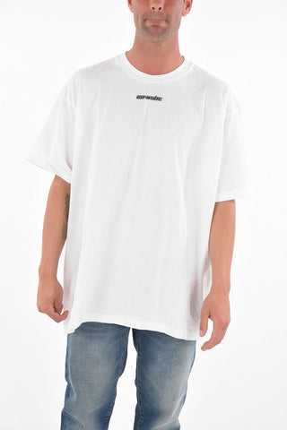 Crew Neck MARKER CROSS Cotton T-Shirt