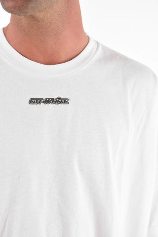 Crew Neck MARKER CROSS Cotton T-Shirt