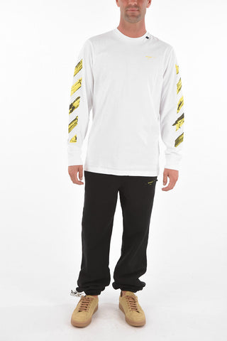 T-Shirt a Maniche Lunghe SENSE ACRYLIC in Cotone