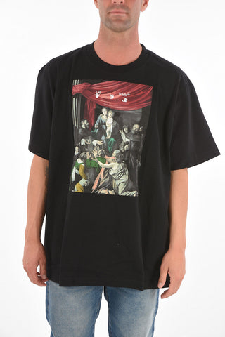 Crew Neck CARAVAGGIO Short-sleeved T-Shirt