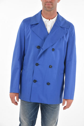 ID Double-breasted Unlined Cotton Blend Trench