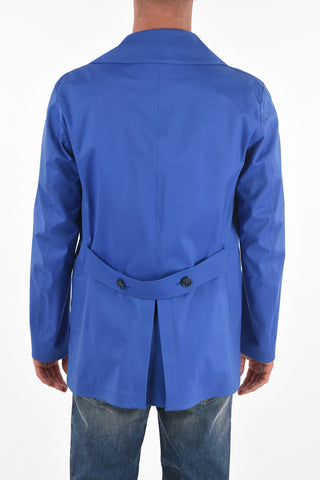 ID Double-breasted Unlined Cotton Blend Trench