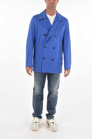 ID Double-breasted Unlined Cotton Blend Trench