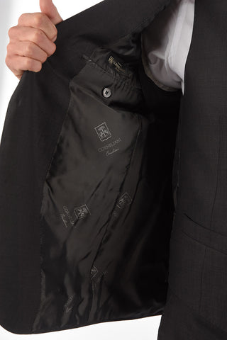 virgin wool center vent CERIM.ACADEMY 3 piece waistcoat suit