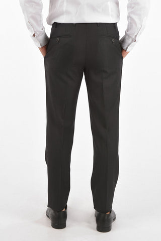 virgin wool center vent CERIM.ACADEMY 3 piece waistcoat suit