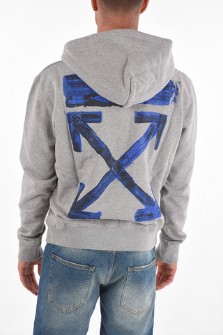 Felpa PENCIL ARROW CROSS in Cotone con Cappuccio