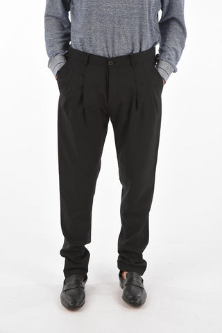 CC COLLECTION virgin wool RESET double pleat pants