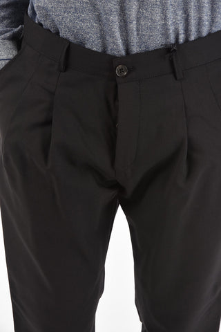 CC COLLECTION virgin wool RESET double pleat pants