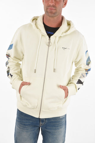 Front Zipped COLORED ARROW Hoodie