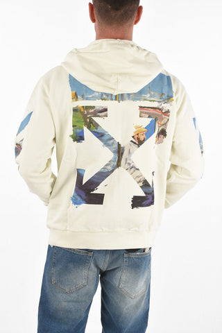 Front Zipped COLORED ARROW Hoodie