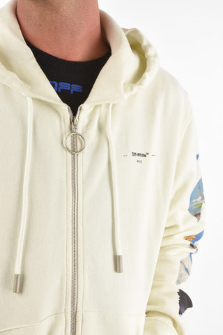 Front Zipped COLORED ARROW Hoodie
