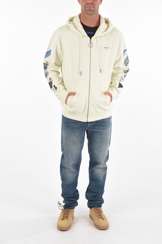Front Zipped COLORED ARROW Hoodie