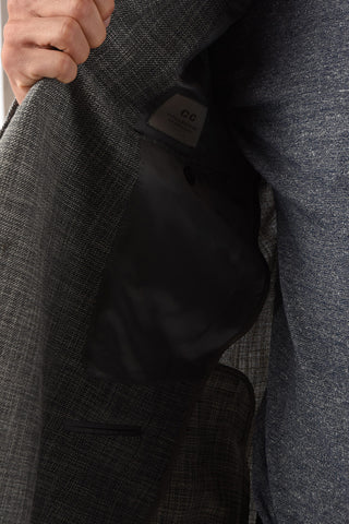 CC COLLECTION side vents notch lapel flap pocket REWARD double-breasted blazer