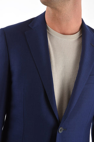 blazer GATE in lana vergine revers classico e tasca a toppa