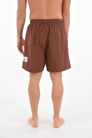 drawstring waist active shorts