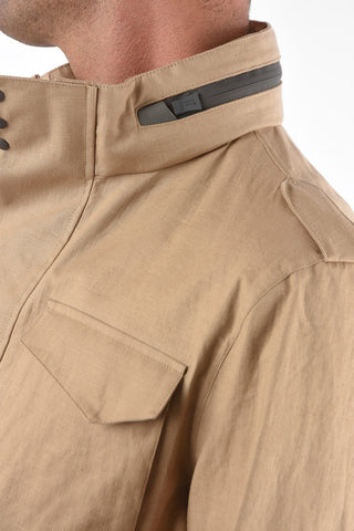 Detachable Hood GALWAY Linen Jacket