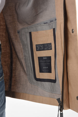 Detachable Hood GALWAY Linen Jacket