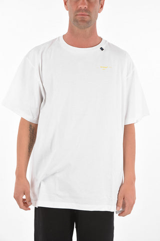 Crew Neck ACRYLIC ARROW Cotton T-Shirt