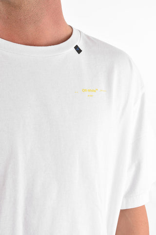 Crew Neck ACRYLIC ARROW Cotton T-Shirt