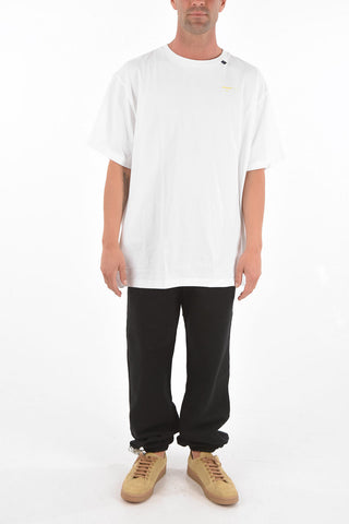 Crew Neck ACRYLIC ARROW Cotton T-Shirt