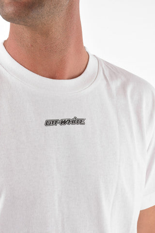 Crew Neck MARKER CROSS Cotton T-Shirt