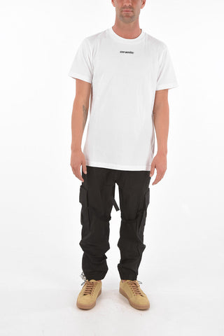 Crew Neck MARKER CROSS Cotton T-Shirt