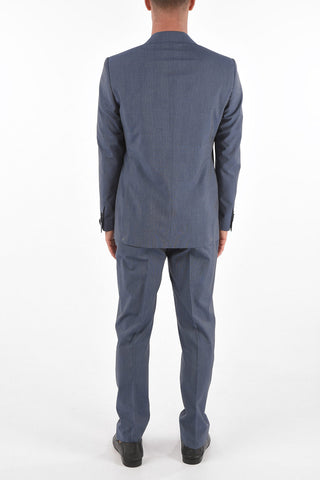district check side vents notch lapel MANTUA 2-button suit